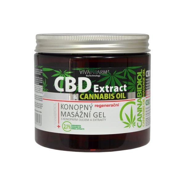 CBD masažni gel od konoplje