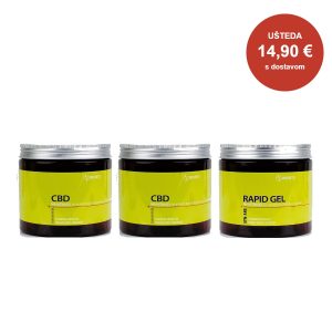 Zimski paket za zglobove – 2 × CBD gel i Rapid gel